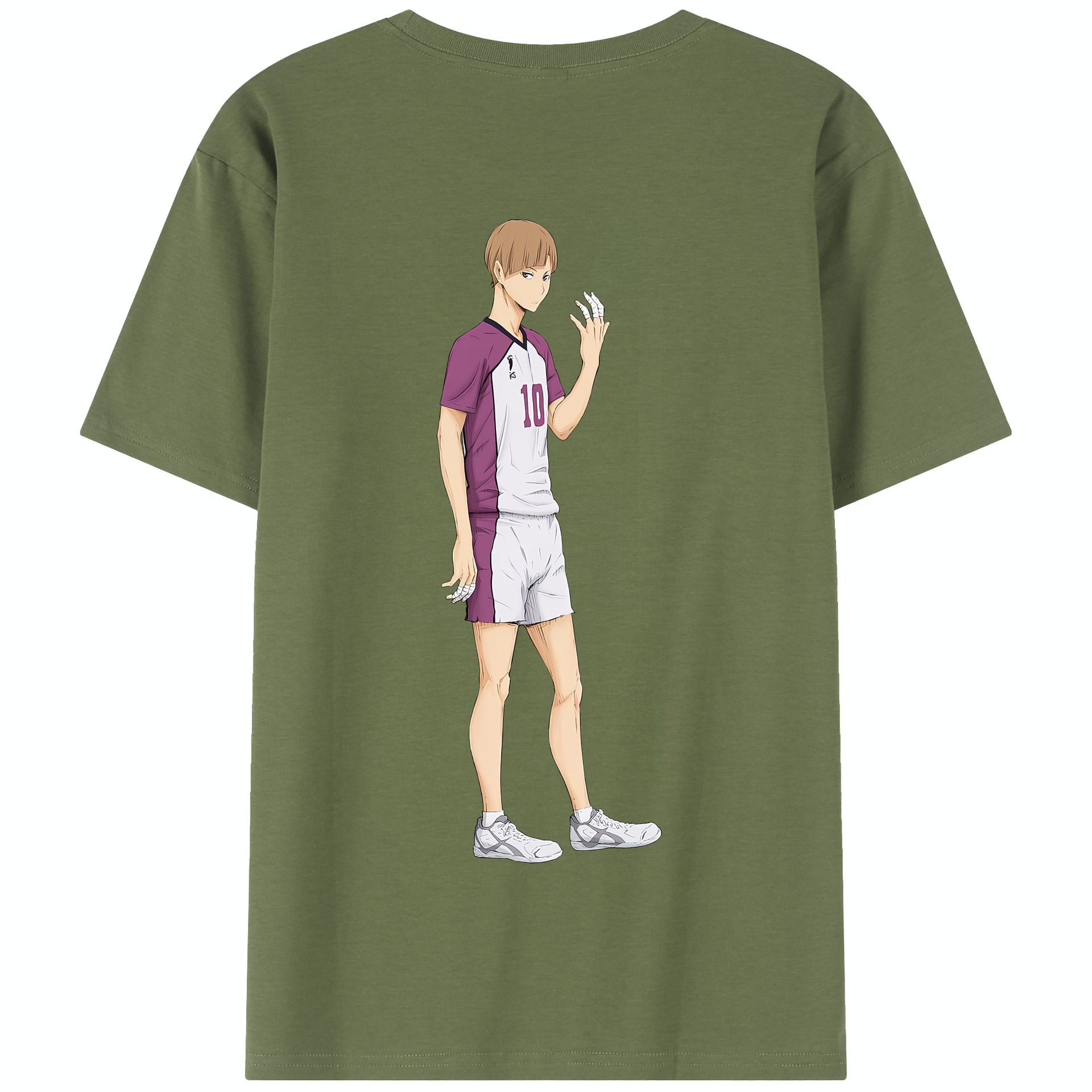 （画像用） ハイキュー!! Haikyu!! 綿100％半袖Tシャツ（背面プリント）